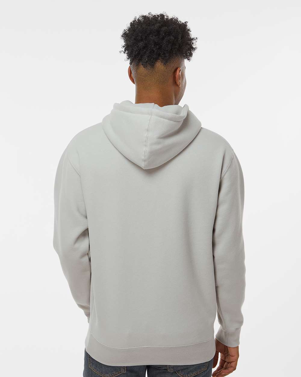 Unisex Heavyweight Hooded Sweatshirt - OnModelBack - B22276452 - Smoke