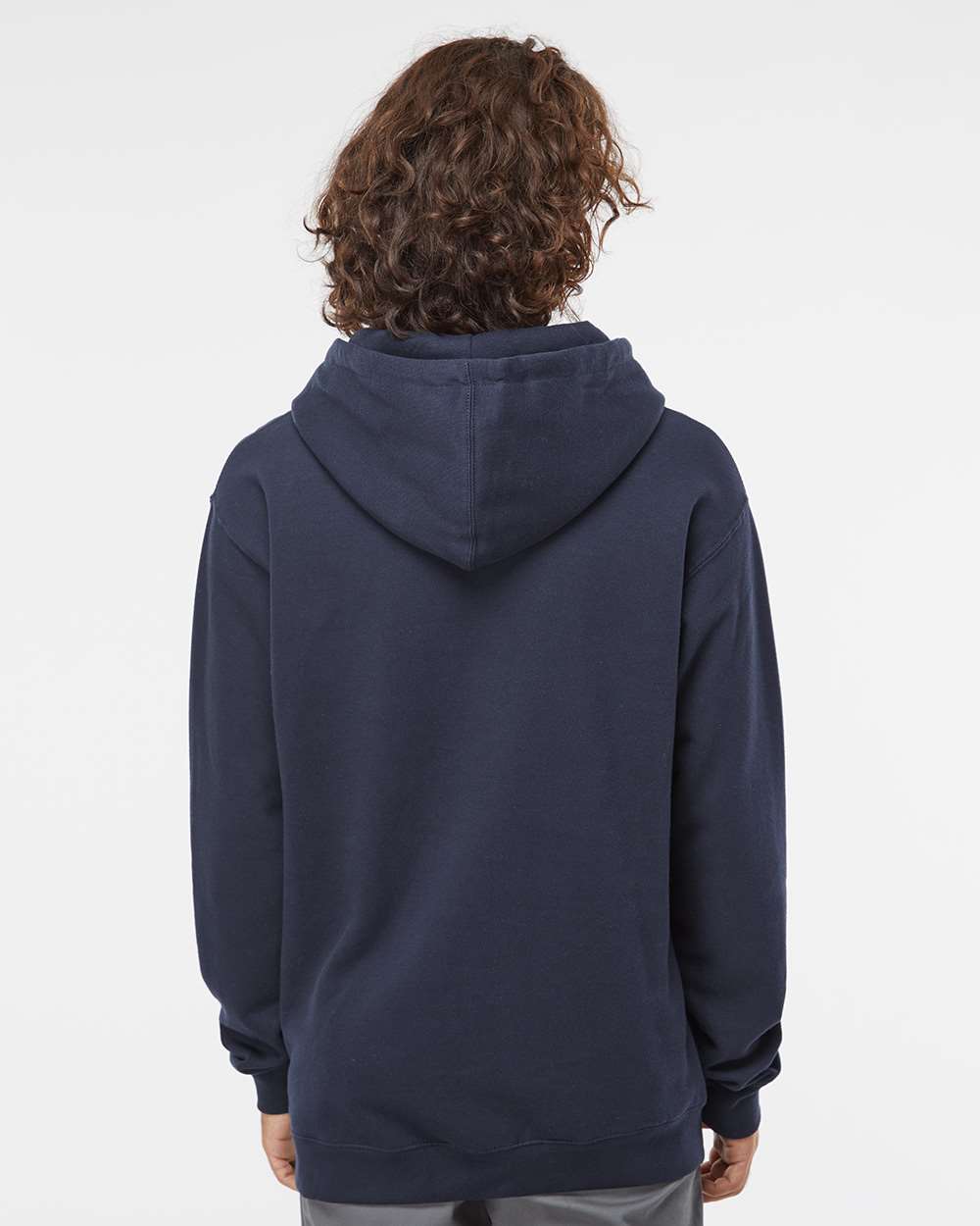 Unisex Heavyweight Hooded Sweatshirt - OnModelBack - B22276662 - Slate Blue