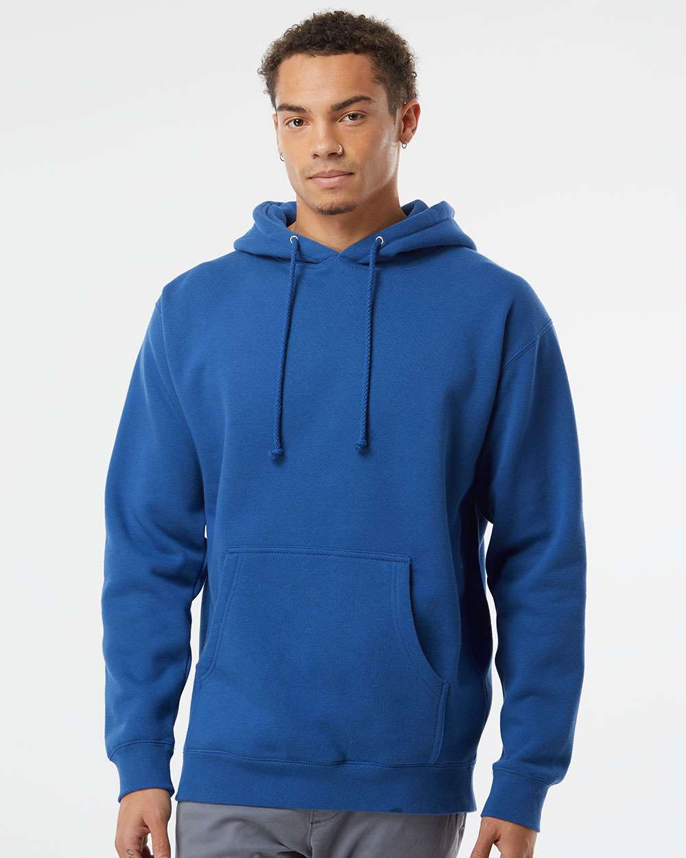 Unisex Heavyweight Hooded Sweatshirt - OnModelFront - B22276752 - Royal