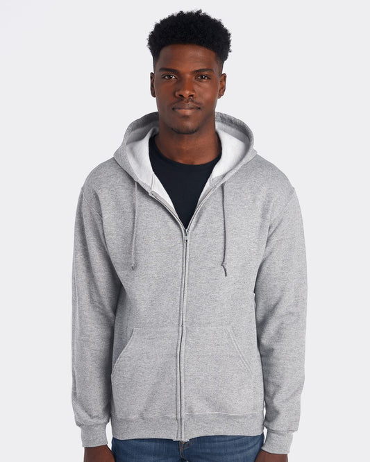 Unisex NuBlend® Full-Zip Hooded Sweatshirt - styleImage