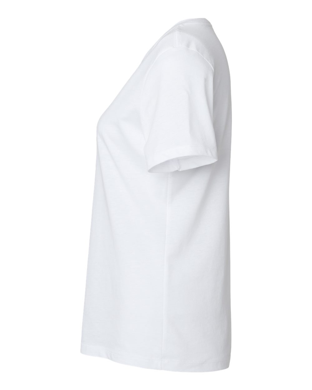 Women's Relaxed Heather CVC V-Neck Tee - DirectSide - B83006013 - Solid White Blend