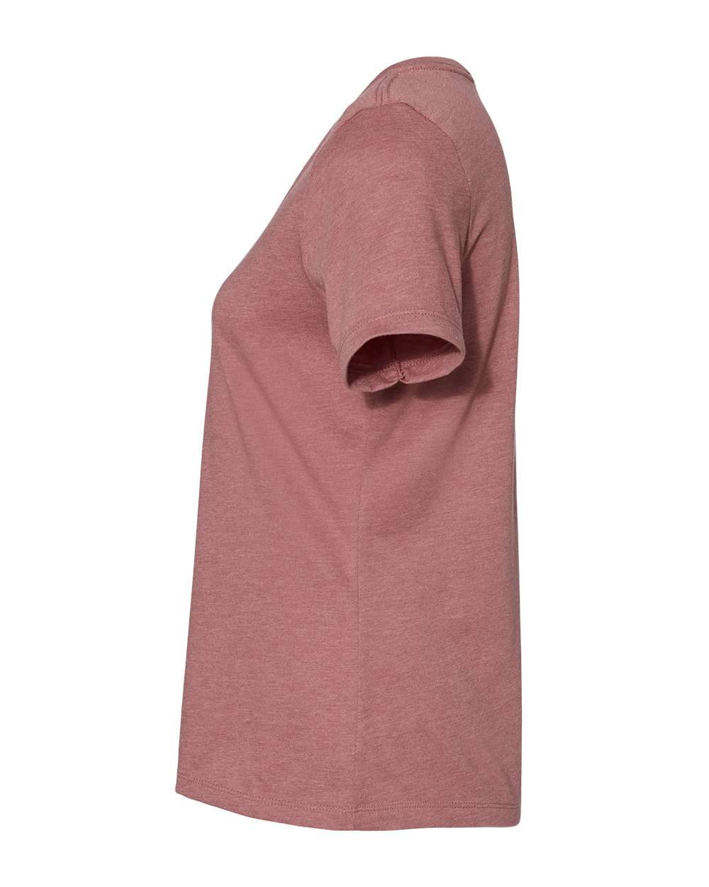 Women's Relaxed Heather CVC V-Neck Tee - DirectSide - B83006303 - Heather Mauve