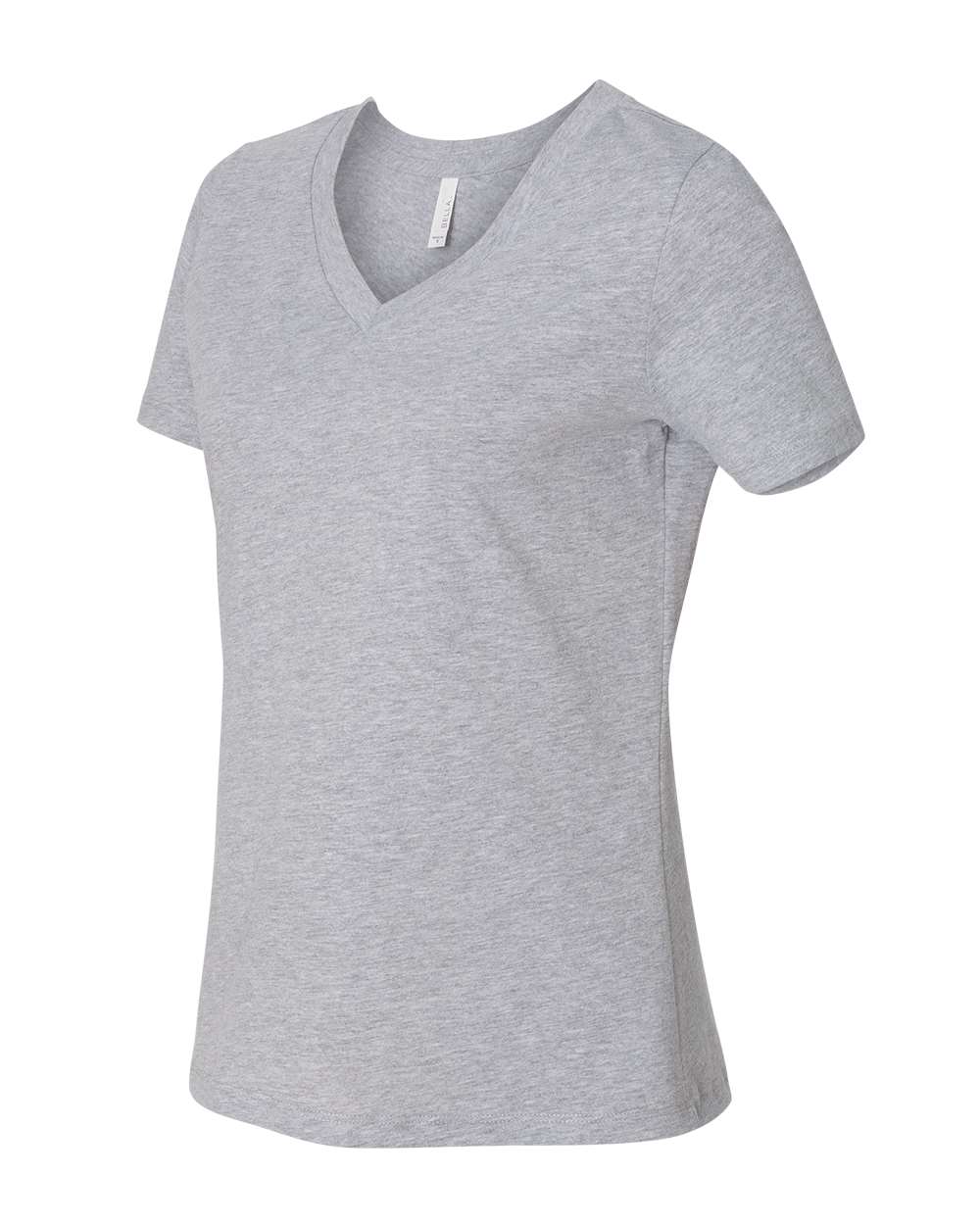 Women's Relaxed Heather CVC V-Neck Tee - DirectSide - B83006583 - Athletic Heather
