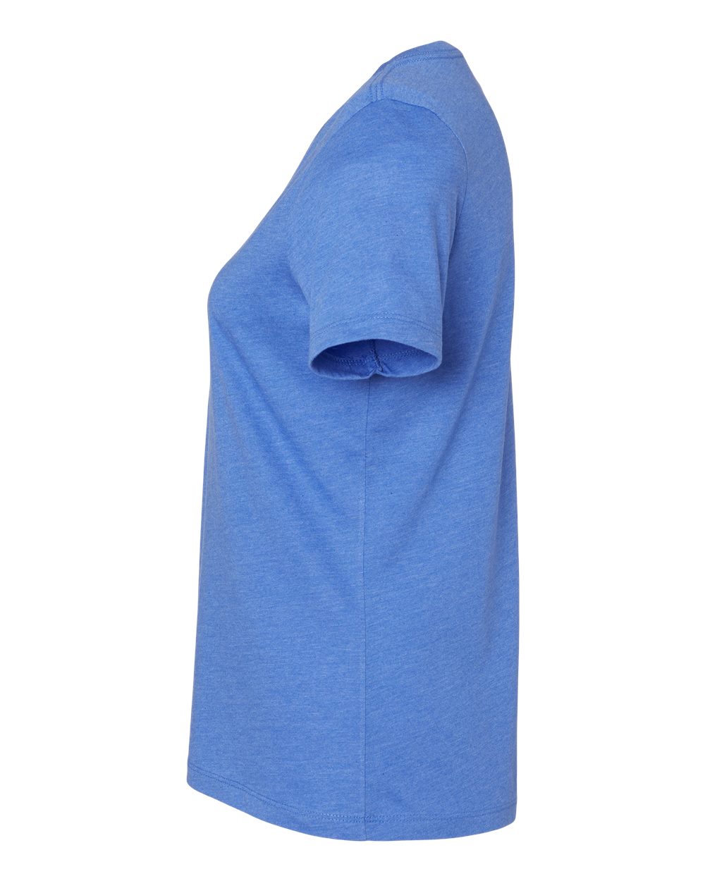 Women's Relaxed Heather CVC V-Neck Tee - DirectSide - B83006763 - Heather True Royal