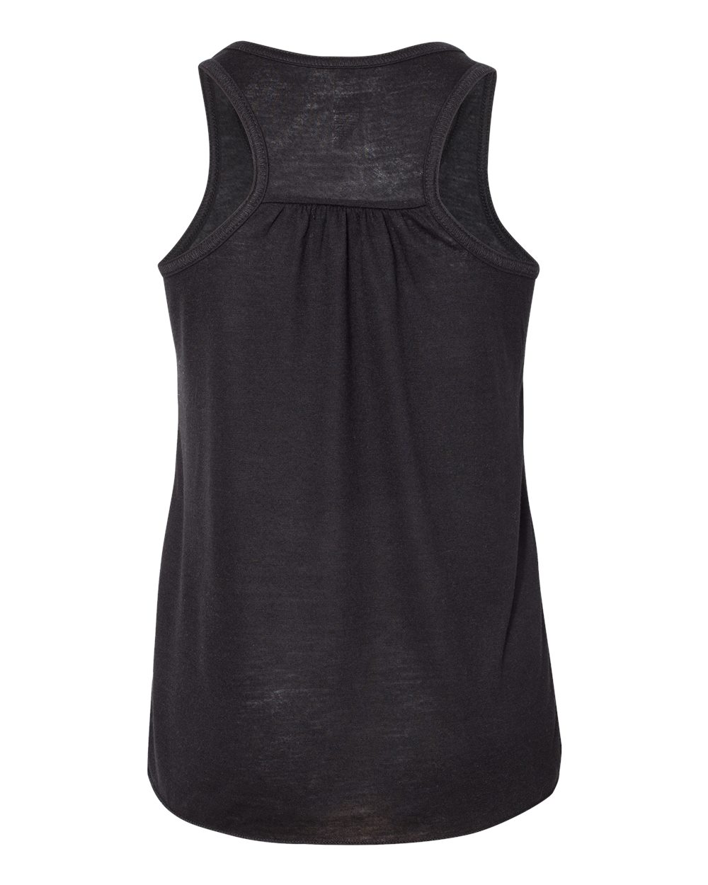 Youth Flowy Racerback Tank - Back - B36606503 - Black
