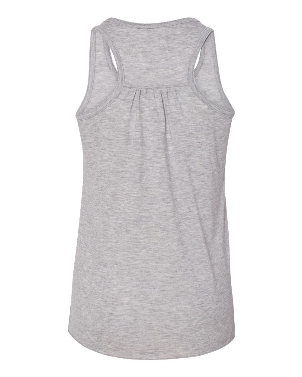 Youth Flowy Racerback Tank - Back - B36606583 - Athletic Heather