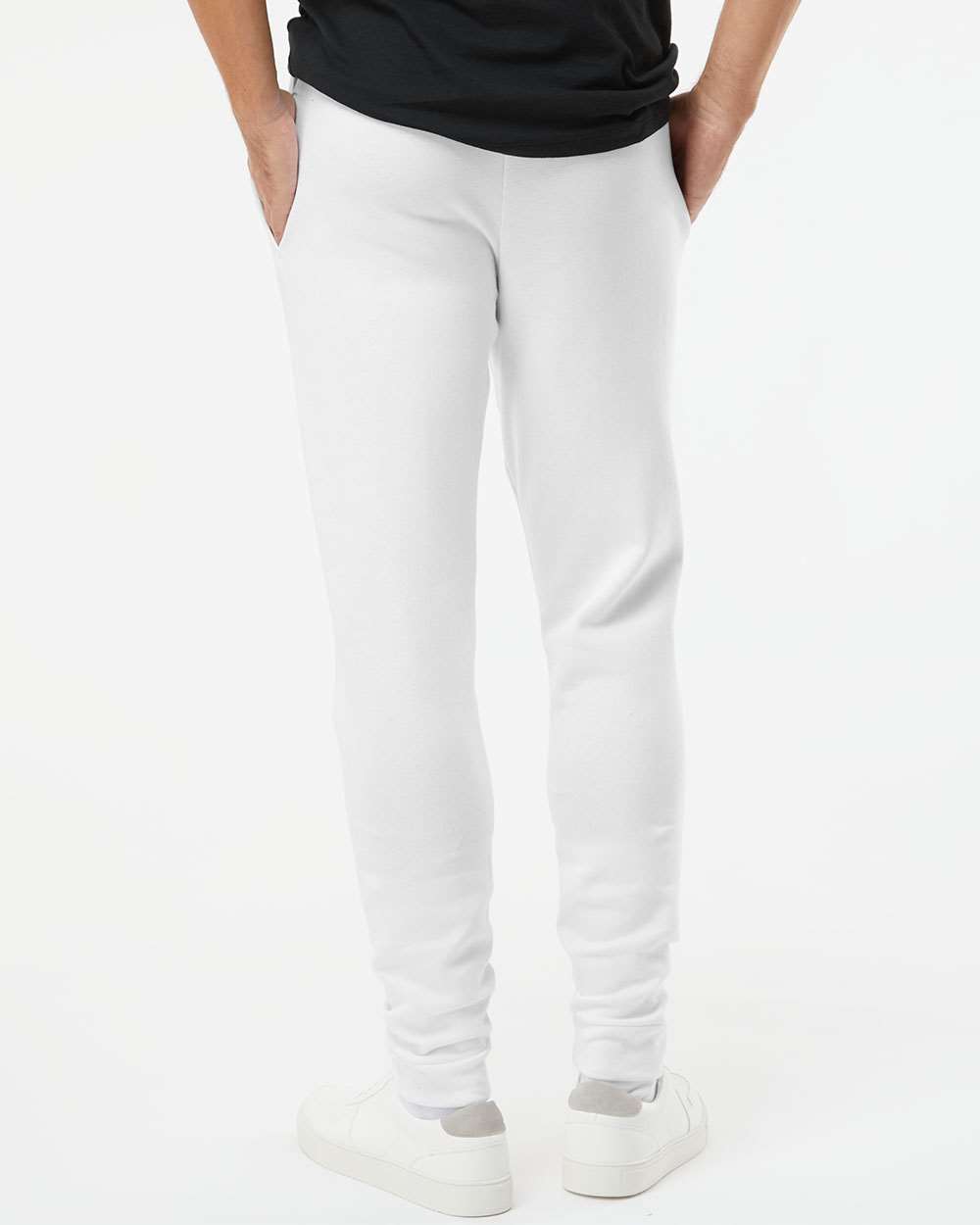 Unisex Nublend® Joggers - OnModelBack - B10535003 - White