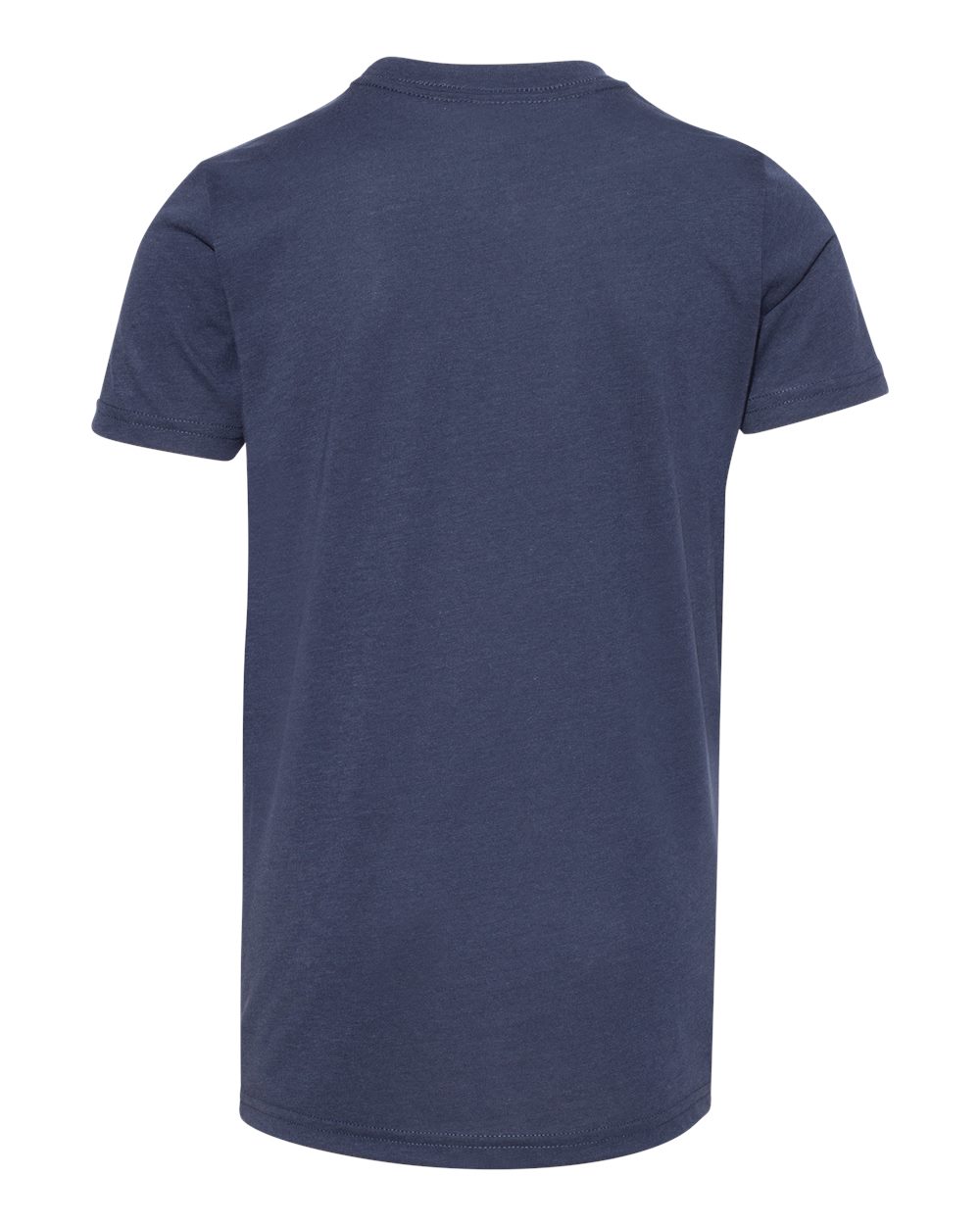 Youth Triblend Tee - Back - B13906063 - Solid Navy Triblend