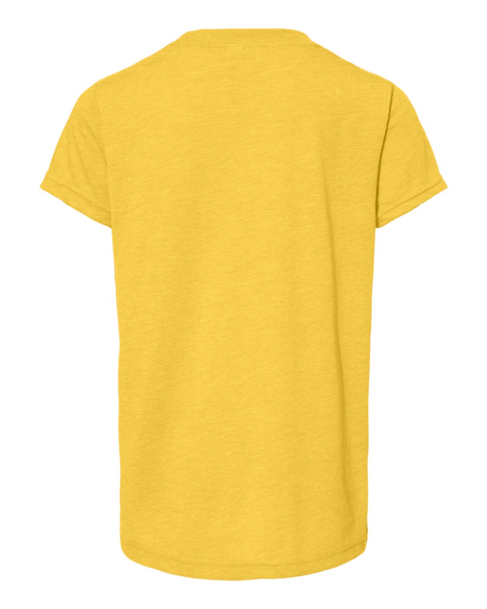 Youth Triblend Tee - Back - B13906173 - Yellow Gold Triblend