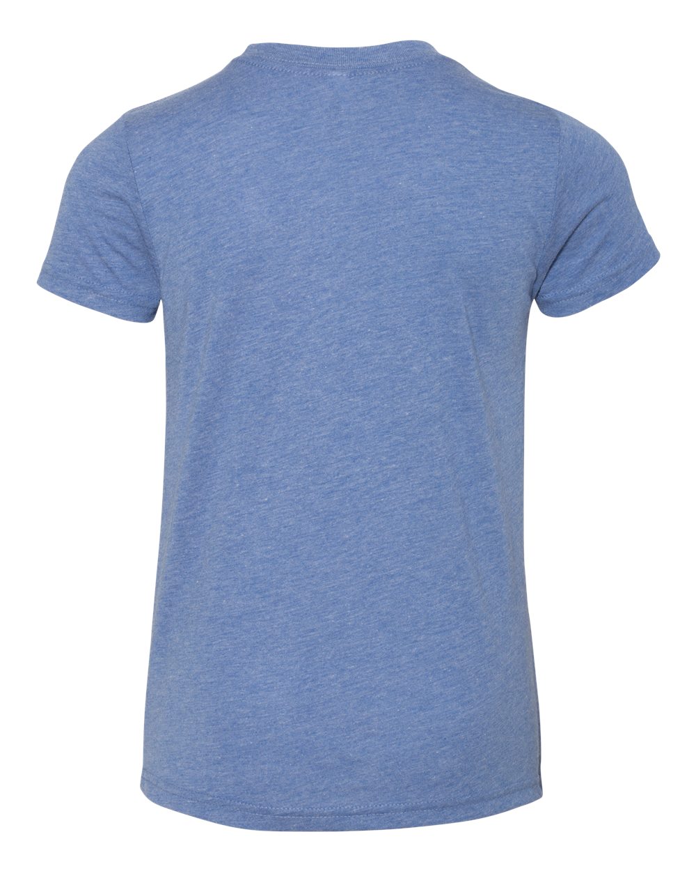 Youth Triblend Tee - Back - B13906253 - Blue Triblend
