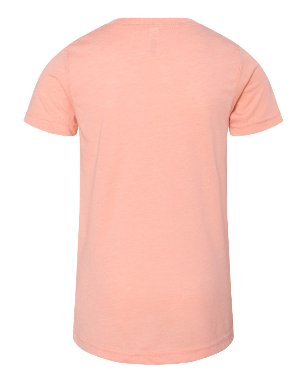 Youth Triblend Tee - Back - B13906273 - Peach Triblend