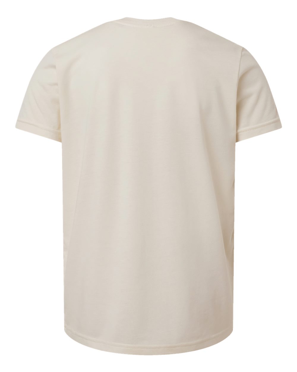 Youth Triblend Tee - Back - B13906293 - Solid Natural Triblend