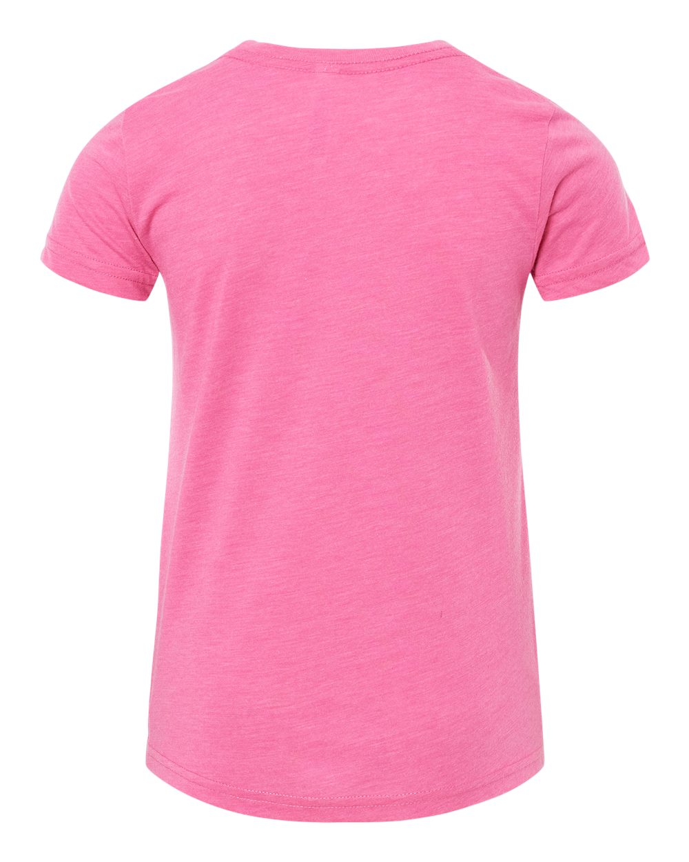 Youth Triblend Tee - Back - B13906303 - Charity Pink Triblend