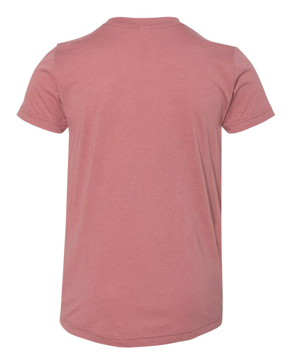 Youth Triblend Tee - Back - B13906673 - Mauve Triblend