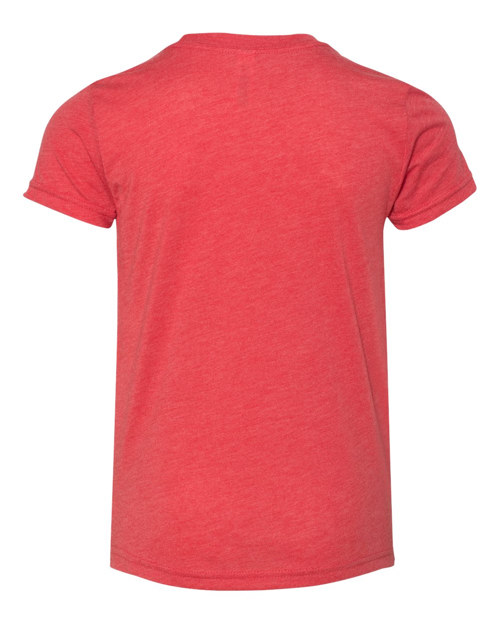 Youth Triblend Tee - Back - B13906703 - Red Triblend