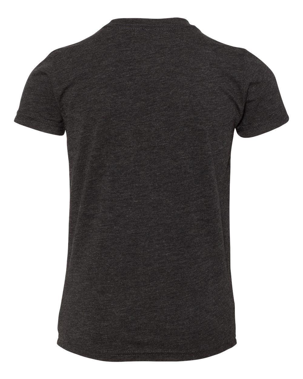 Youth Triblend Tee - Back - B13906863 - Charcoal Black Triblend