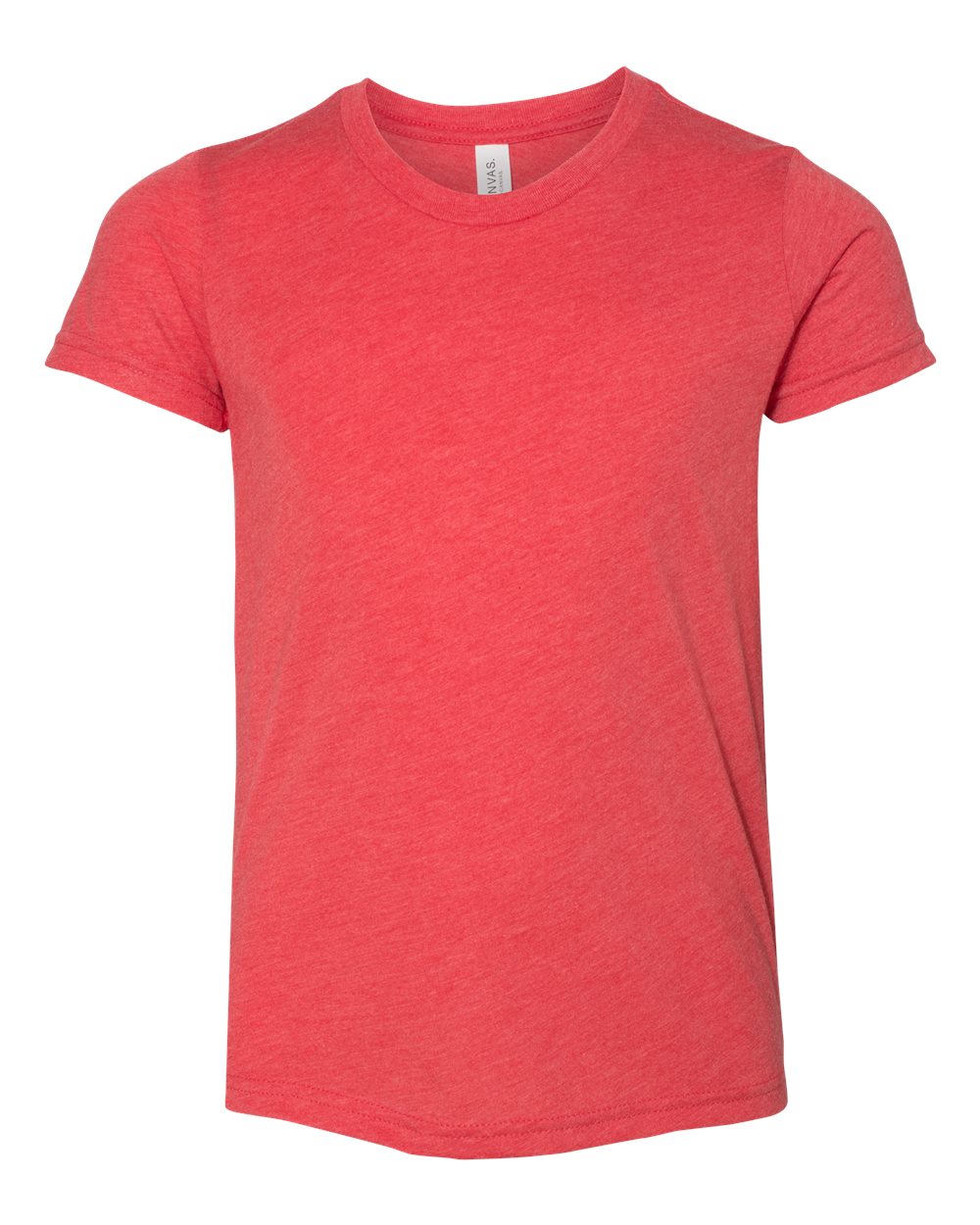 Youth Triblend Tee - Front - B13906703 - Red Triblend