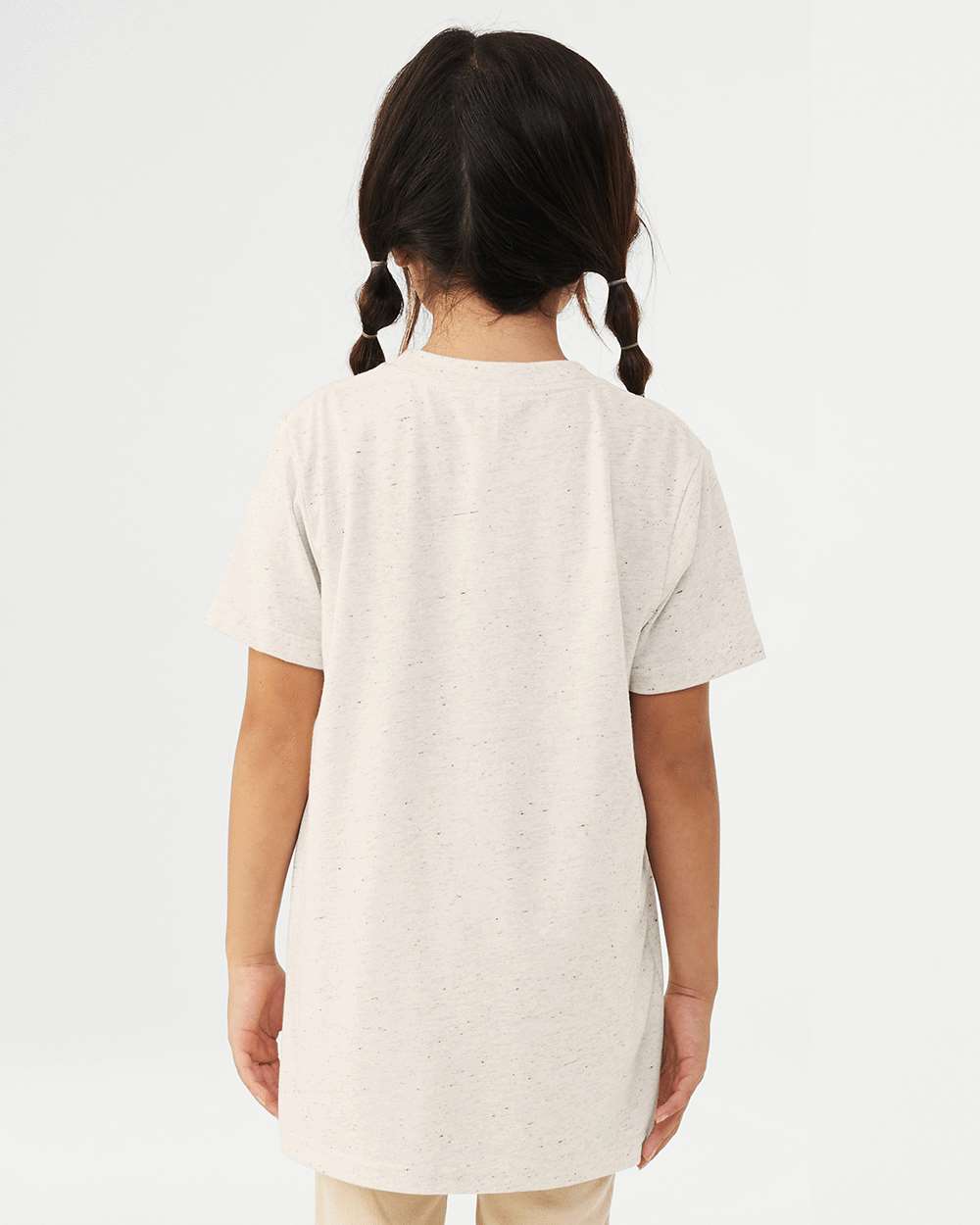 Youth Triblend Tee - OnModelBack - B13906243 - Oatmeal Triblend