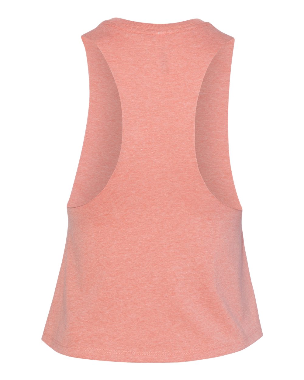 Women's Racerback Crop Tank - Back - B19206183 - Heather Sunset