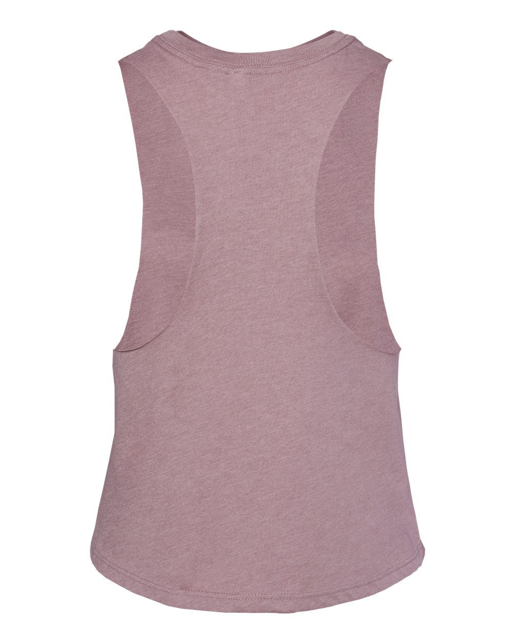 Women's Racerback Crop Tank - Back - B19206673 - Heather Orchid