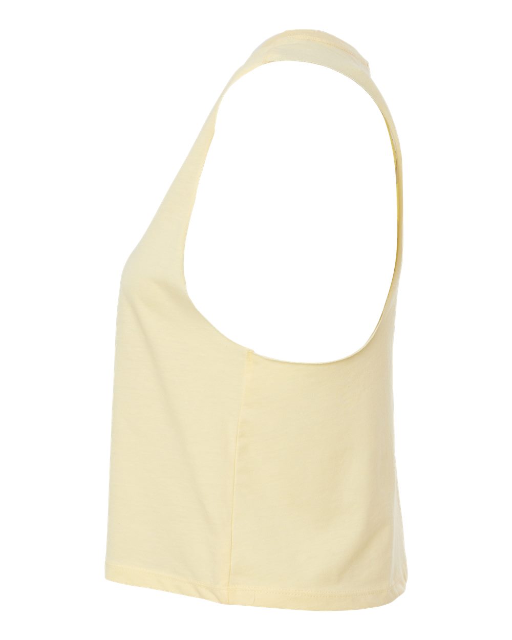 Women's Racerback Crop Tank - DirectSide - B19206243 - Heather French Vanilla