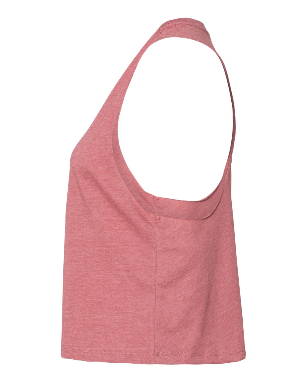 Women's Racerback Crop Tank - DirectSide - B19206273 - Heather Mauve
