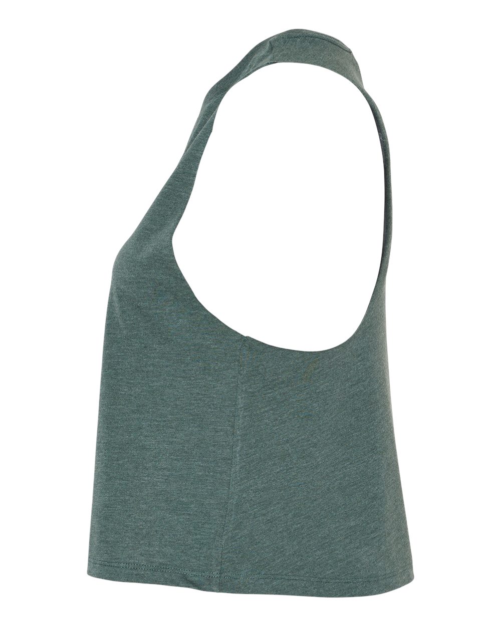 Women's Racerback Crop Tank - DirectSide - B19206543 - Heather Forest