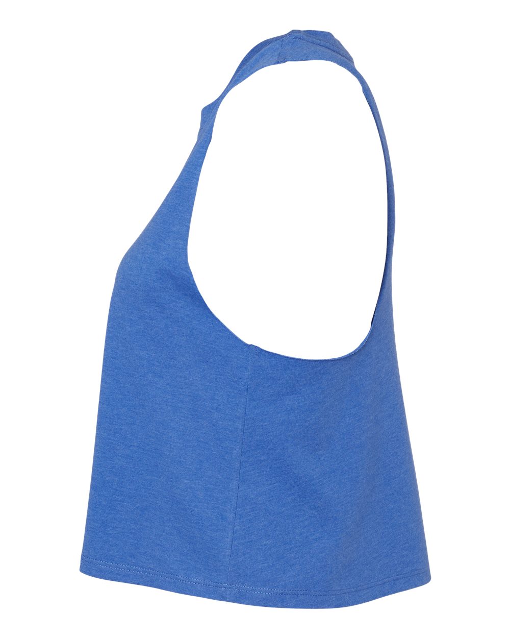 Women's Racerback Crop Tank - DirectSide - B19206753 - Heather True Royal