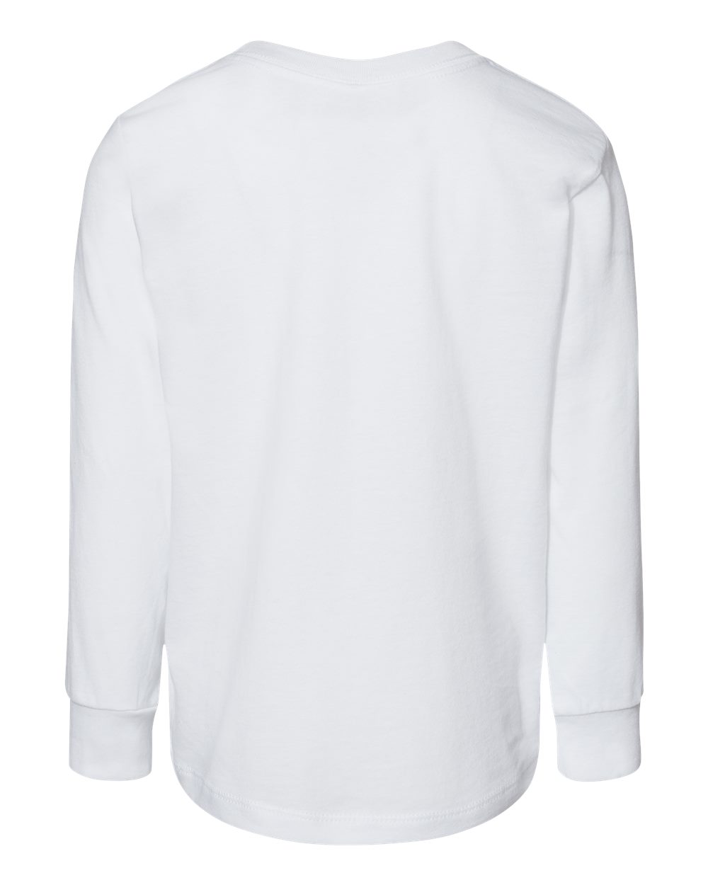 Toddler Jersey Long Sleeve Tee - Back - B26806003 - White