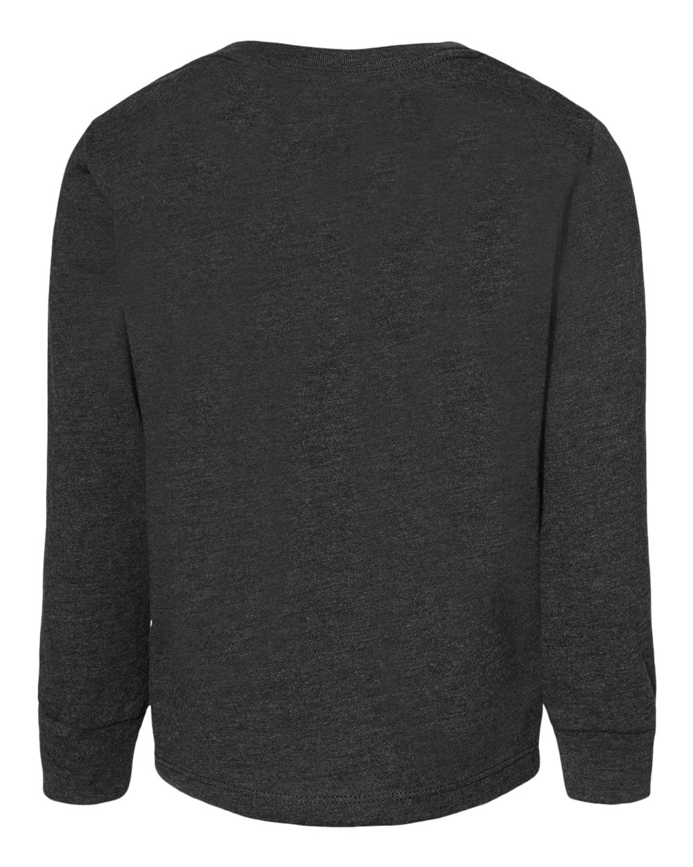 Toddler Jersey Long Sleeve Tee - Back - B26806093 - Dark Grey Heather