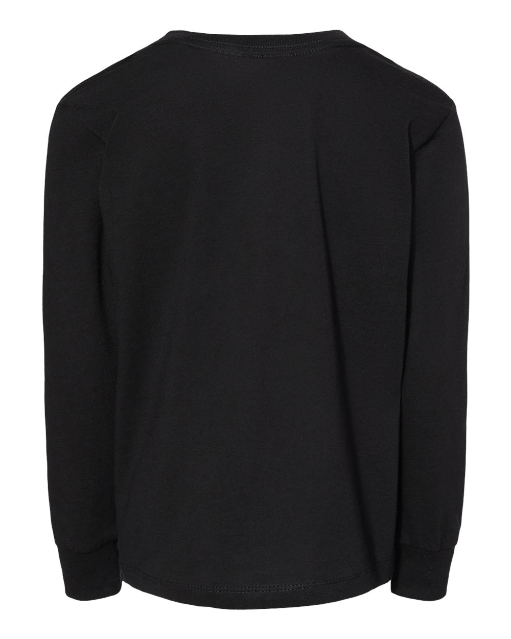 Toddler Jersey Long Sleeve Tee - Back - B26806503 - Black