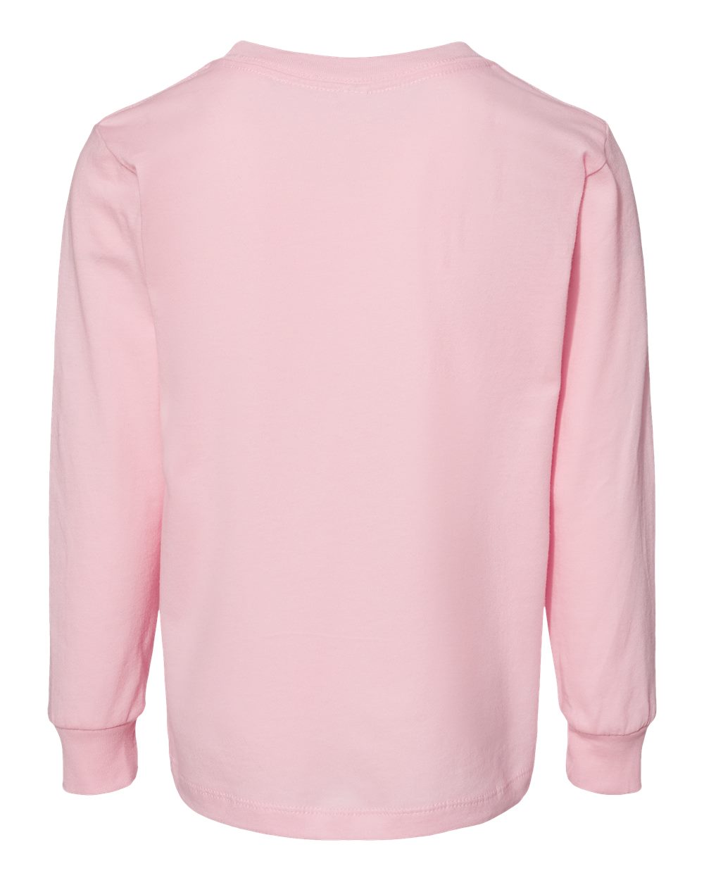 Toddler Jersey Long Sleeve Tee - Back - B26806703 - Pink
