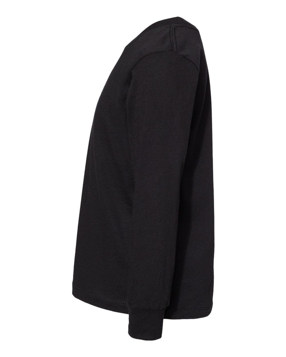 Toddler Jersey Long Sleeve Tee - DirectSide - B26806503 - Black