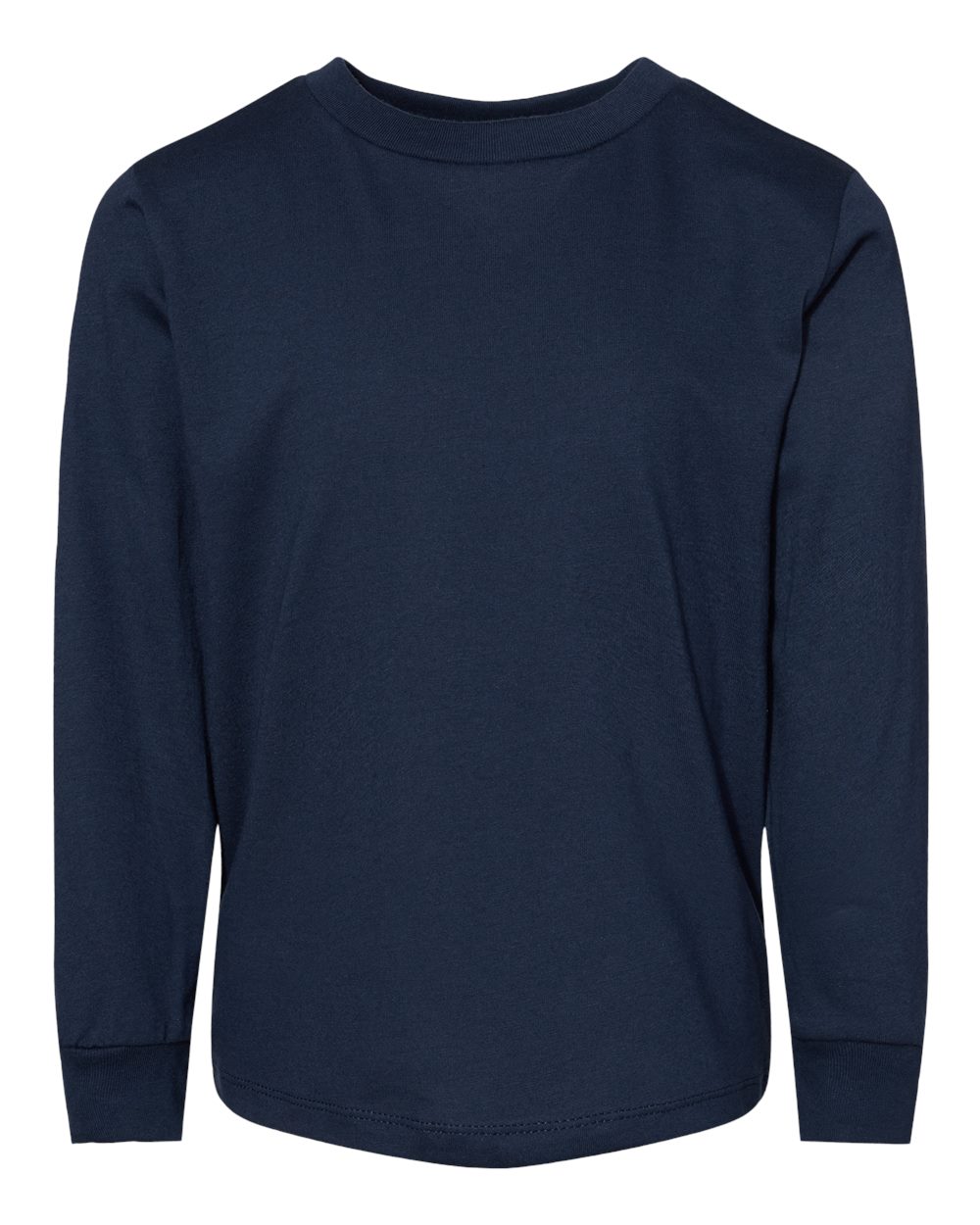 Toddler Jersey Long Sleeve Tee - Front - B26806113 - Navy