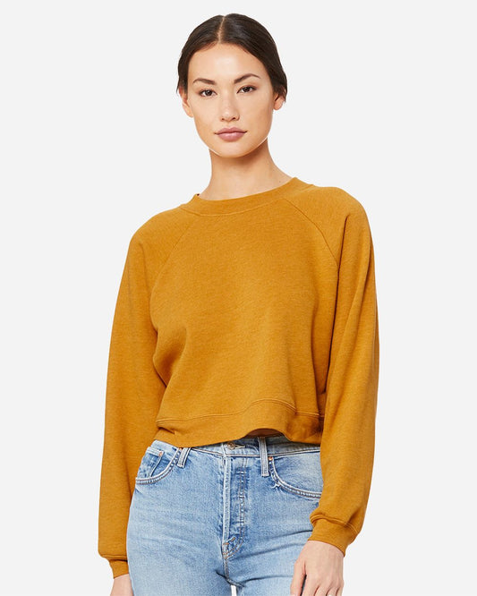 Women's Raglan Pullover Fleece - styleImage