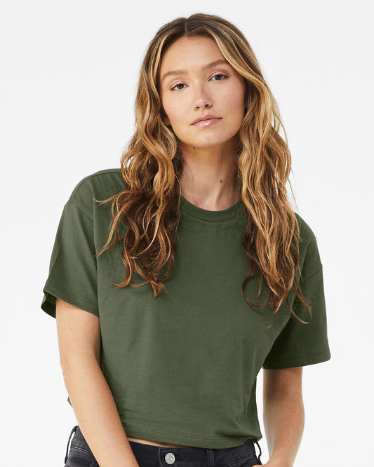 Women's Jersey Crop Tee - styleImage