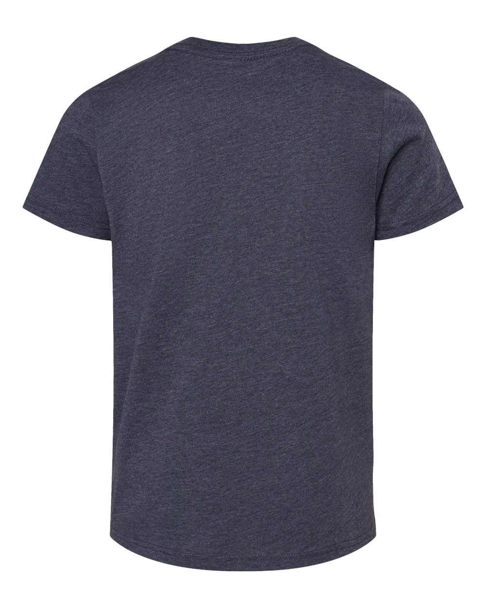 Youth CVC Jersey Tee - Back - B02806023 - Heather Midnight Navy