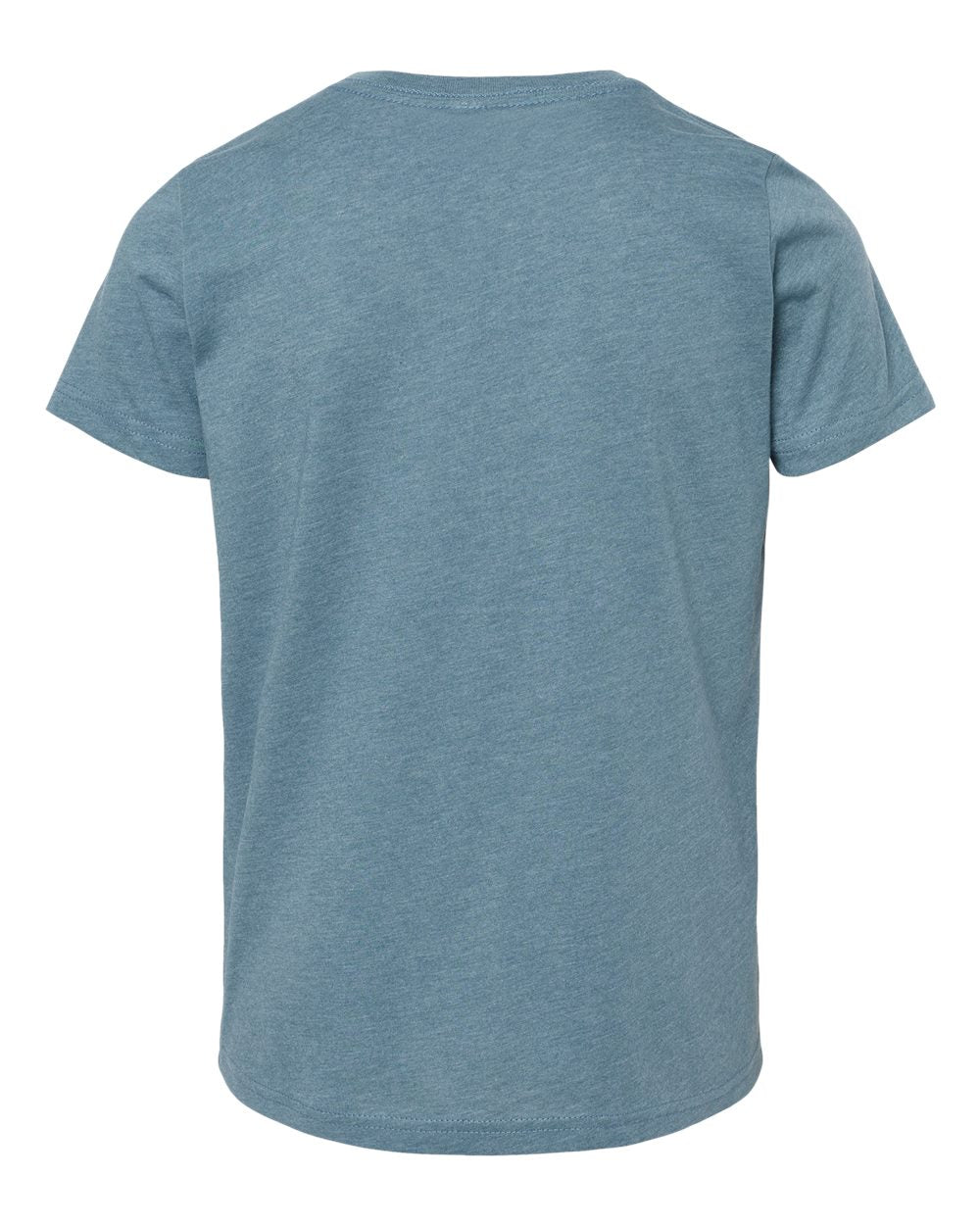 Youth CVC Jersey Tee - Back - B02806063 - Heather Slate
