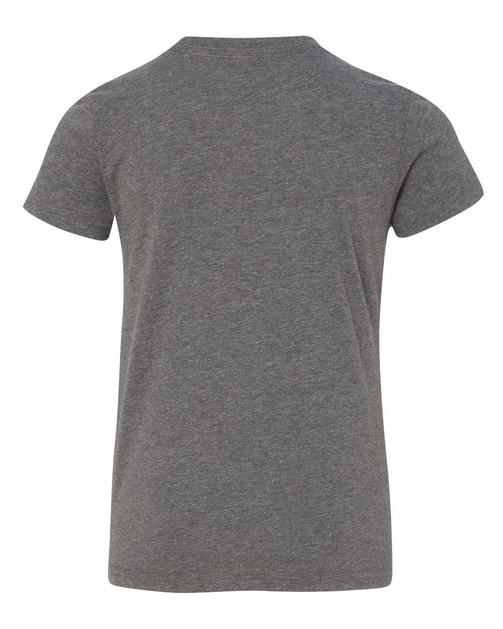 Youth CVC Jersey Tee - Back - B02806073 - Deep Heather