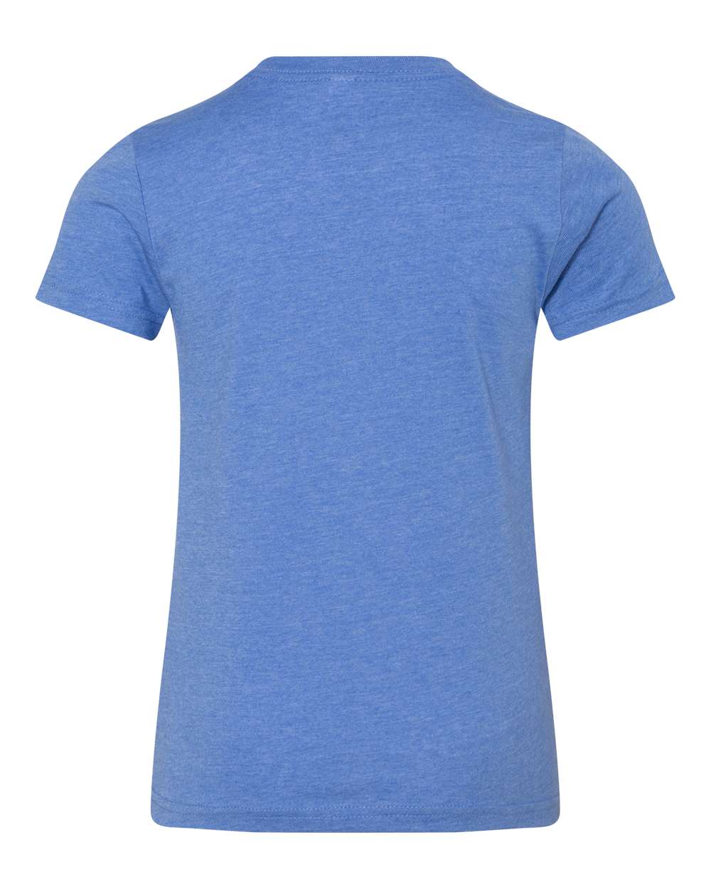 Youth CVC Jersey Tee - Back - B02806113 - Heather Columbia Blue