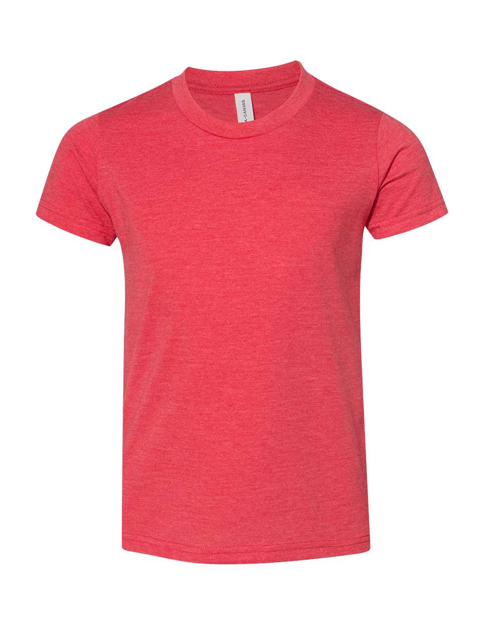 Youth CVC Jersey Tee - Front - B02806713 - Heather Red