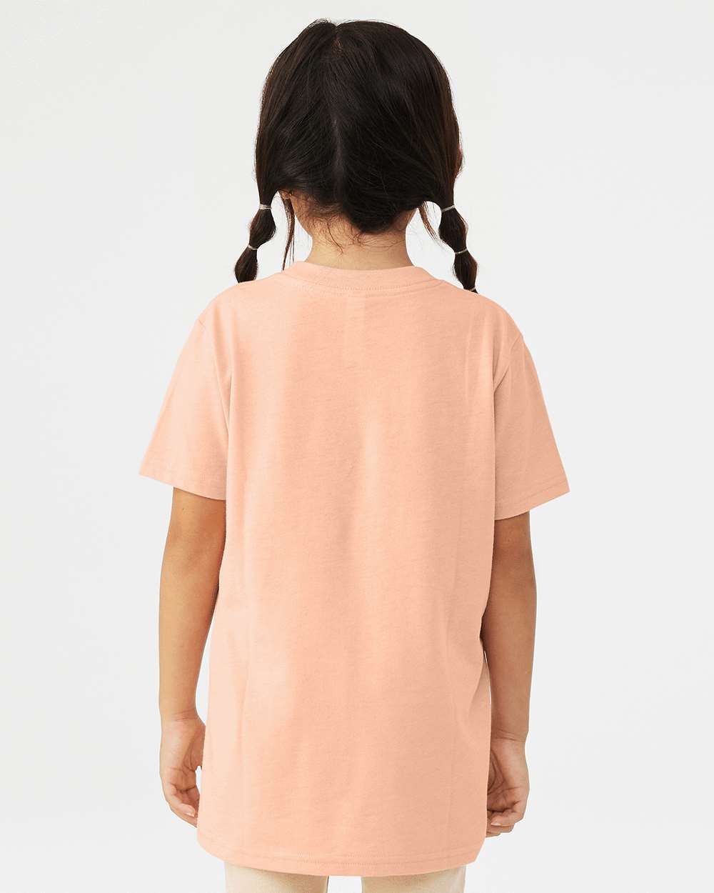 Youth CVC Jersey Tee - OnModelBack - B02806053 - Heather Peach