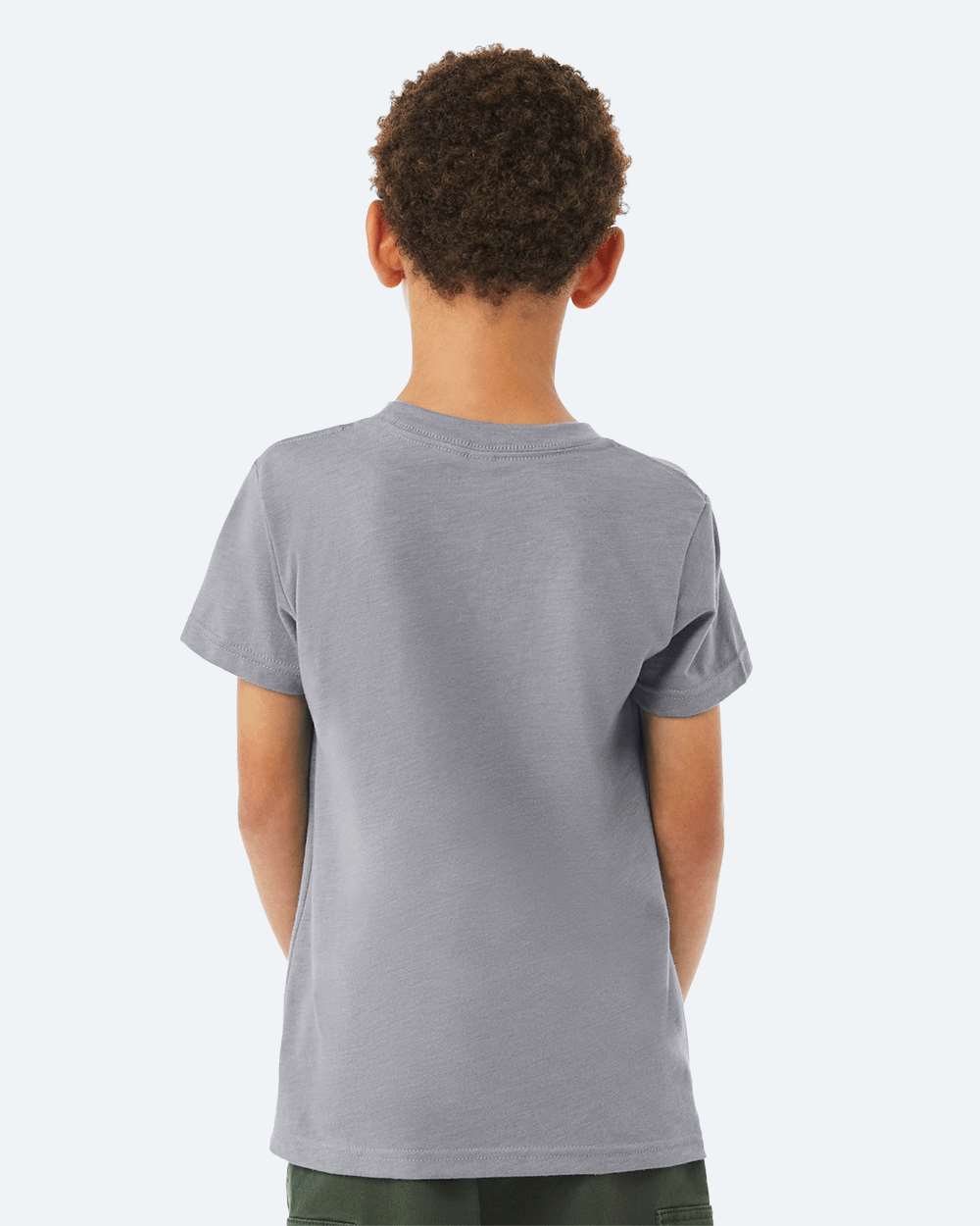 Youth CVC Jersey Tee - OnModelBack - B02806173 - Heather Storm