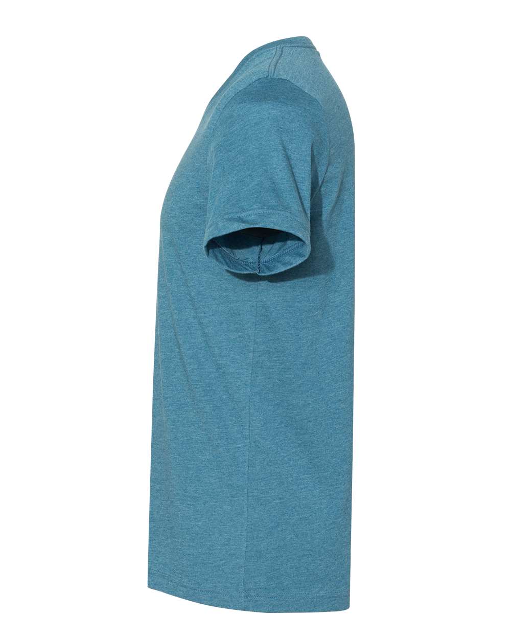 Unisex Heather CVC V-Neck Tee - DirectSide - B03506772 - Heather Deep Teal
