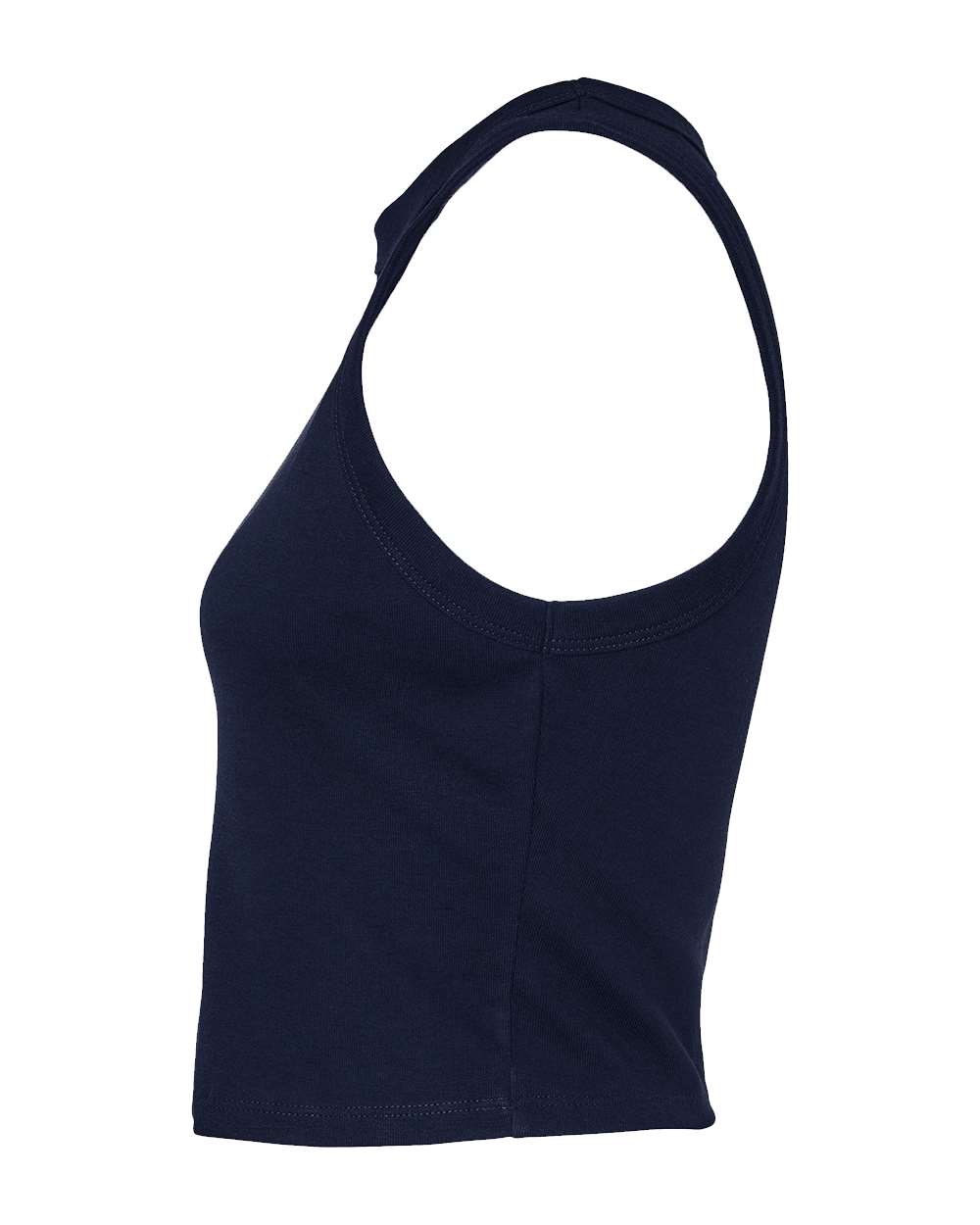 Women's Micro Rib Racer Tank - DirectSide - B04006062 - Solid Navy Blend