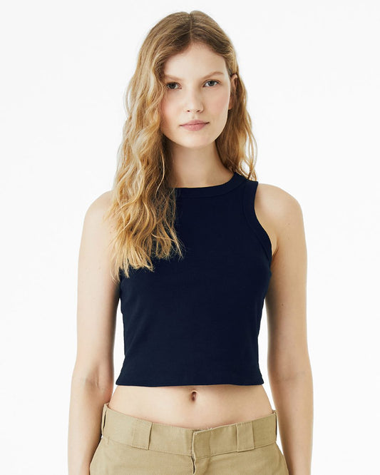 Women's Micro Rib Racer Tank - styleImage