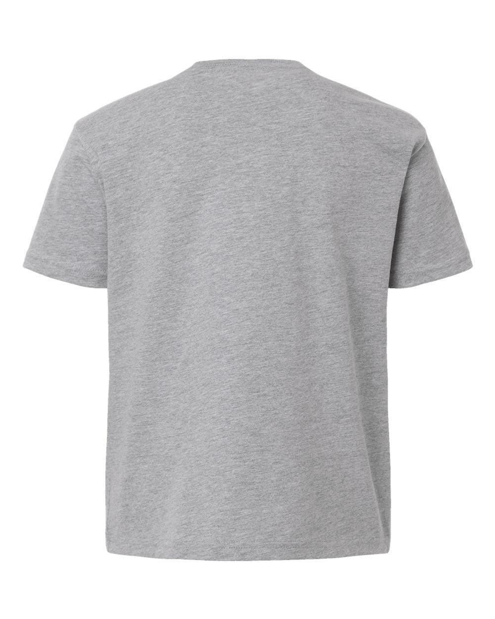 Youth 6oz. Heavyweight Tee - Back - B08206583 - Athletic Heather
