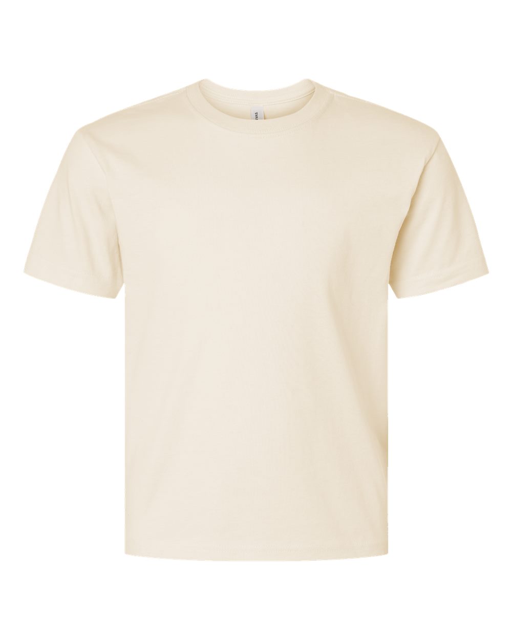 Youth 6oz. Heavyweight Tee - Front - B08206243 - Natural