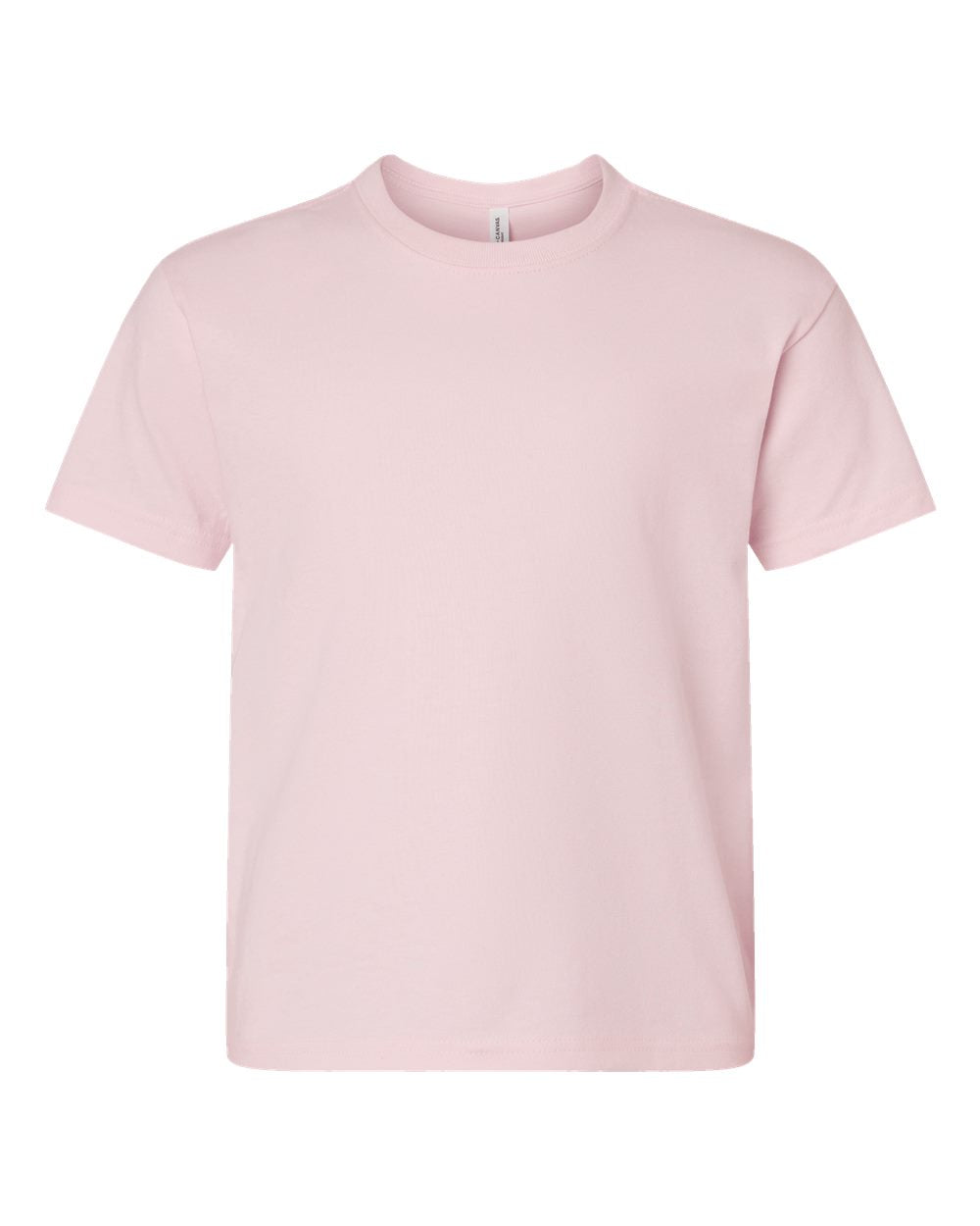 Youth 6oz. Heavyweight Tee - Front - B08206463 - Soft Pink