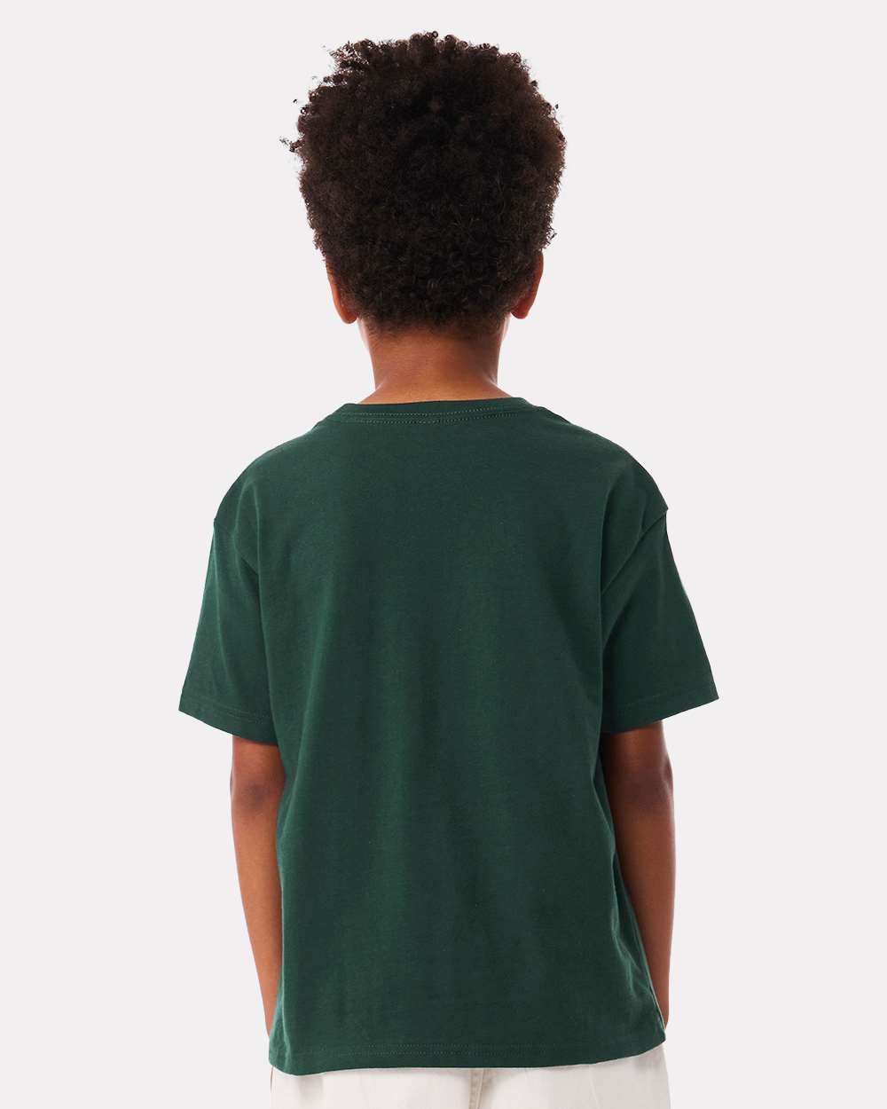 Youth 6oz. Heavyweight Tee - OnModelBack - B08206543 - Forest